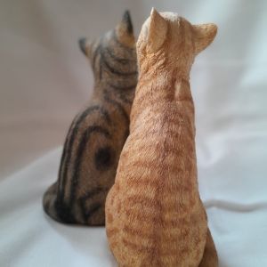 Tabby &amp; Ginger Tabby Cats - “Cats Kissing” - Image 5